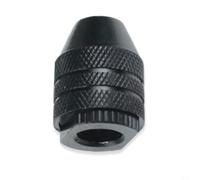 Keyless Drill Chuck Conversion Tool 0.3-3.4 mm Capacity with Heavy-Knurled Grip for Quick Bit Changes on Corded Rotary Tools, Compatible with M7x0.75 mm and M8x0.75 mm Thread Sizes(Short M7)