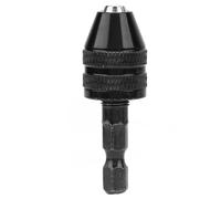 Keyless Drill Chuck Hex Shank Adapter Premium Durable 0.3 3.6mm Clamping Capacity for Mini Power Drill Electric Grinder 1/4 Inch Converter