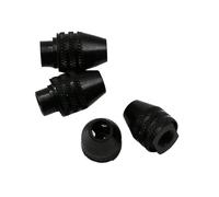 Keyless Drill Chuck, Keyless Mini Drill Chuck 4 Sizes 0.3-3.2mm for Dremel Rotary Tools Engraver Accessories(Short Tail M8x0.75mm)
