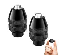 Keyless Drill Chuck Rotary Tool Accessory for Dremel 4486,0.8-3.2mm,2 Pack | Keyless Bit Chuck Shank Rotary Tool Change Kit for Dremel 4486 Part Rotary Tools 3000 4000 7700 8200