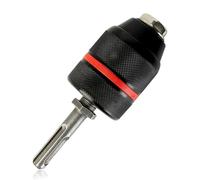 Keyless Drill Chuck with SDS Plus Adapter for Bosch 1/2-Inch Drills, 3-Jaw 1/2-Inch Keyless Chuck for Straight Shank Drill Bits - Ideal for Versatile Drilling Applications.