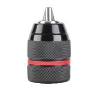 Keyless Drill Chuck with Self Locking Mechanism and 1/2 20UNF Thread Mount - 2.0 to 13mm Clamping Range - Quick Changing Alloy Adapter for Industrial Power Tool Applications