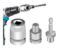 Keyless Drill Chuck - Wrench to Electric Hammer Adapter - Professional Conversion Replacement for Industrial Drilling Tasks Home Improvement Construction