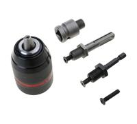 Keyless Drill Chucks Multipurpose Hand Drill Chucks Adapter Parts Replacement 1/2inch Clamping Capacity 13mm Adjustable Clamping