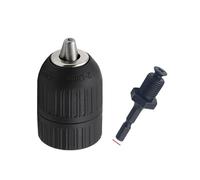 Keyless Drilling Chuck 2-13mm Converter 1/2"-20UNF Thread Quick Change Adapter SDS 1/4" Hex Impact Driver Wrench Drill Bit (Color : Chuck Hex Adapter)