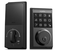 Keyless Entry Door D100 - Electronic Keypad Deadbolt, Smart Lock with 100 User Codes, One-Touch Locking, Auto-Lock, Anti-Peek Password, 2 Keys (Zinc Alloy)