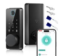 Keyless Entry Door Lock, Biquole Smart Lock with App Control, Fingerprint Door Lock, Electronic Keypad Deadbolt, Auto & One Touch Lock | Digital Smart Door Locks | Easy Installation | IP54 Waterproof