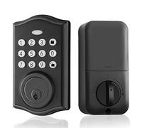 Keyless Entry Door Lock, Smart Deadbolt Auto Lock with Electronic Keypad, Easy Installation & Setting Design Ideal for Front Door, Home, Apartment, Storehouse