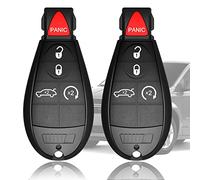 Keyless Entry Remote Key Fob Uncut Replacement fits for Chrysler 300 2008-2013/ Dodge Charger Durango Challenger 2008-2015 Series FCCID: M3N5WY783X (433MHz)