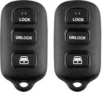 Keyless Entry Remote Replacement Car Key Fob for 1999-2009 Toyota 4Runner and 2001-2008 Sequoia, HYQ12BBX, HY12BAN, HYQ1512Y, 89742-35050(Pack of 2)