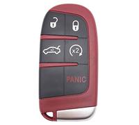 Keyless Entry Remote Replacement Key Fob Cover Case fit for 2016 2017 2018 2019 2020 Dodge Charger Challenger Jeep Grand Cherokee Compass Cherokee Renegade Patriot Grand Comander Key Fob Shell