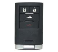 Keyless Entry Remote Smart Key Fob Shell Case Fit for Cadillac XLR Chevrolet Corvette M3N5WY7777A (4 Buttons)