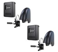 Keyless Gate Lock - Secure Fence Lock and Latch - Strong Durable System (Regular (2 Pack))