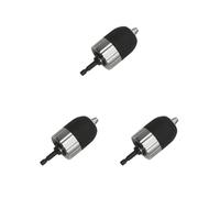 Keyless Hand Drill Chuck, 2-13mm 3/8-24UNF Keyless Drill Chuck Heavy Duty Impact Driver Drill Chuck Impact Driver Chuck Conversion Power Hand Tools(3 Set of)