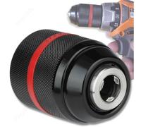 Keyless Hand Power Drill Chuck 1/2”-20UNF Mount, 2~13mm Self-tighten Drill Chuck,Keyless Chuck for Multiple Purposes（Before Purchasing,Make Sure That Your Drill Chuck is 1/2 "-20UNF）