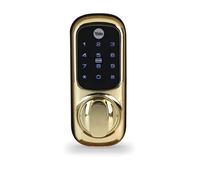 Keyless Lock Push Button, Yale - Keyless Connected Smart Door Locks, Colour Polished Brass