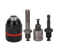 Keyless Metal Drill Chuck, 13mm Ratchet Self-Locking Chuck, 1/2-20UNF Thread for Drill Bit Screwdiver & Sockets