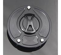 Keyless Motorcycle Fuel Gas Tank cap Cover/Fit For Honda VTR1000F Firestorm SuperHawk 1997-2017, VTR1000 SP-2 2000-2017 Motorcycle Gas Cap Gas Fuel Tank(Black no logo)