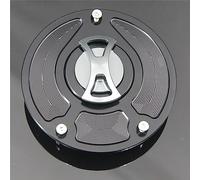 Keyless Motorcycle Fuel Gas Tank cap Cover/Fit For Honda VTR1000F Firestorm SuperHawk 1997-2017, VTR1000 SP-2 2000-2017 Motorcycle Gas Cap Gas Fuel Tank(Gray no logo)
