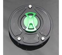 Keyless Motorcycle Fuel Gas Tank cap Cover/Fit For Honda VTR1000F Firestorm SuperHawk 1997-2017, VTR1000 SP-2 2000-2017 Motorcycle Gas Cap Gas Fuel Tank(Green no logo)