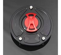 Keyless Motorcycle Fuel Gas Tank cap Cover/Fit For Honda VTR1000F Firestorm SuperHawk 1997-2017, VTR1000 SP-2 2000-2017 Motorcycle Gas Cap Gas Fuel Tank(Red no logo)