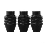 Keyless Multi Chuck 0.3-3.4mm for Rotary Tools, Quick Change Three-Jaw Drill Chuck Adapter Compatible with M7x0.75 M8x0.75 Thread, Heavy-Duty Carbon Steel,（M7X0.75MM Long）
