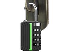 Keyless Padlock Lock, Combination Security Kit, Waterproof Code with Reliable Protection, Professional Zipper Lock Device, Locks with Modern Style, Safety Tool for Warehouse Gate