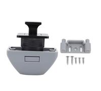 Keyless RV Push Cabinet Locks Zinc Alloy RV Compartment Latch Catches for Yachts Motorhome Caravan Camping Vehicles Pearl Ni (Matte Black)