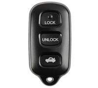 KeylessOption Key Fob for 1998 1999 2000 2001 2002 2003 2004 2005 2006 2007 2008 Toyota Camry Solara Sienna Matrix Pontiac Vibe Remote, 3-Button Panic GQ43VT14T, Programming Guide Included