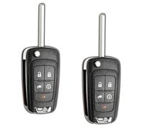 KeylessOption Key Fob Replacement for 2011 2012 2013 2014 2015 Chevrolet Volt Proximity Keyless Remote Control, 5-Button OHT05918179-2 Pack