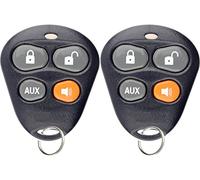 KeylessOption Keyless Entry Remote Starter Car Key Fob Alarm For Aftermarket Viper Automate EZSDEI474V 474V (Pack of 2)