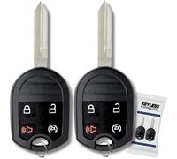 KeylessPros 3-Button Keyless Entry Remote Key Fob Replacement, fits 2011-2015 Ford Explorer, 2011-2016 F150 F250 F350 F450, 2011-2014 Lincoln Mark LT, 2011-2016 Navigator, CWTWB1U793 (4-BTNx2)