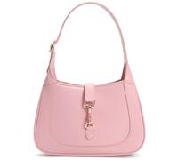 Keyli Vegan Leather Shoulder Bag for Women Small Shoulder Purses Top Handle Handbags with Adjustable Strap, Pink