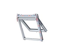 Keylite Polar Fire Escape Hi-Therm Roof Window - 1140 x 1180mm - White PVC - PFE08HT