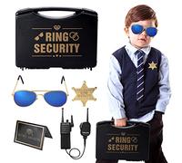 Keymall Ring Bearer Security Box - Include Proposal Card, Special Agent Badge, Shades, Walkie Talkie for Kids - Proposal Gift