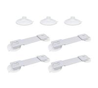 Keymarx 4-Pack Third-Party BluTrack Compatible Track Anchors with Floor Suction & 3 Track Suction Cups - Secure Indoor Race Layouts