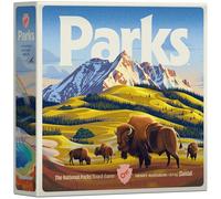 Keymaster Games Parks (2nd Edition) | Base Camp | Easy to Learn | Ages 10+ | 1-5 Players
