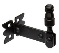 KeyMet Contemporary Metal Shutter Holder with Lockable Casters, Black, 1 Piece