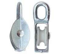 KeyMet GmbH Rope Pulley Wire Rope Block Pulley Block Cable 30 mm Block Pulley