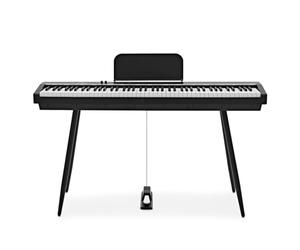 Keynote Compact Digital Stage Piano Keyboard with 88 Weighted Keys and Bluetooth, Matte Black