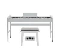 Keynote Contemporary Digital Piano with Bluetooth White Stool Pack