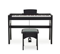 Keynote Junior Digital Piano & Stool by Gear4music Matte Black