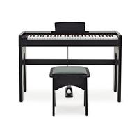 Keynote Junior Digital Piano & Stool by Gear4music Matte Black