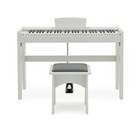 Keynote Junior Digital Piano & Stool by Gear4music White