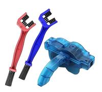 keynoyin Bicycle washing chain cleaner, mountain bike parts maintenance tool - 2 brushes plus cleaning box