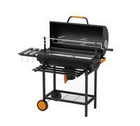 KEYO 29" Charcoal BBQ Grill with Stainless Steel Roasting Spit - 537 Sq In