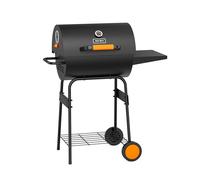KEYO GRILL Charcoal BBQ Grill Smoker with Height-adjustable Charcoal Tray, Large Portable Drum Barbecue Barrel Grill for Outdoor Garden, Backyard Camping, Patio Party and Picnic - 20 Inch