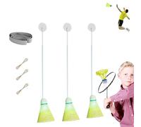 KeyoGoS Badminton Training Tool, Self Study Badminton Trainer Kit, Badminton Practice Equipment, Portable Badminton Trainer, elastic pick-up solo training