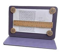 KeyoGoS Knitting Pattern Holder, Chart Keeper, Foldable Magnetic Pattern Holder, Knitting Tool Accessories (Purple)