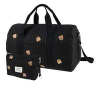 Keyohome Changing Bag Large Hospital Bag Birth with Shoulder Strap and Multiple Compartments Handbag Portable Travel Bag Baby Shower Gift for Hospital Travel Pram 48 x 28 x 24 cm